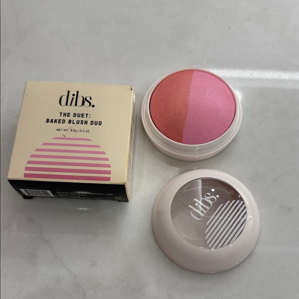 Dibs The Duet: Baked Blush Duo - Pink and Peach